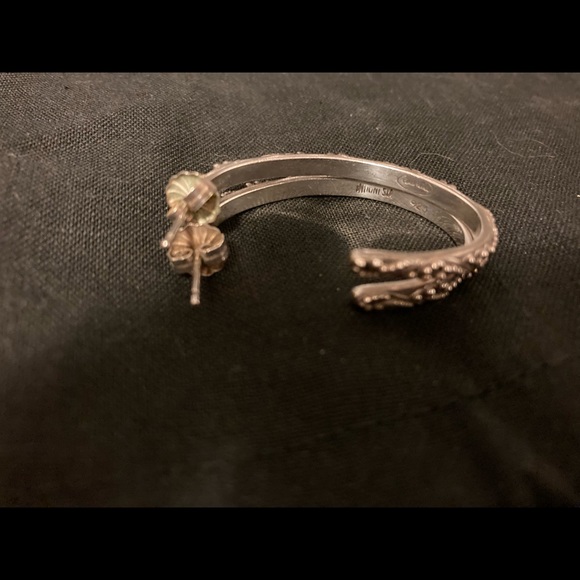 Lois Hill Oval Hoops 925 Sterling Silver Earrings - Picture 4 of 9